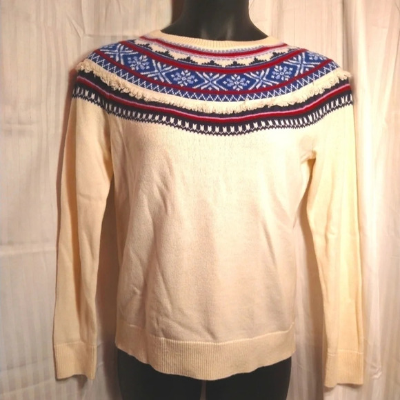 Talbot's Snowflake Sweater EUC ❤️ - Picture 2 of 9